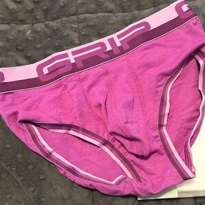 C-IN2 - Grip Mesh Mid Rise Platon Purple Brief - Small